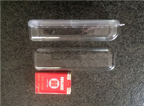 Transparent packing box