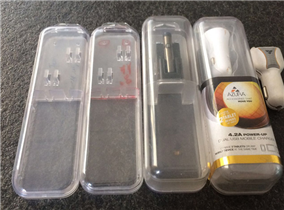 Transparent packing box